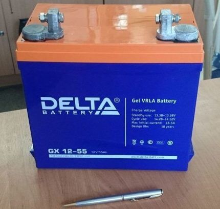 Batería de gel Delta