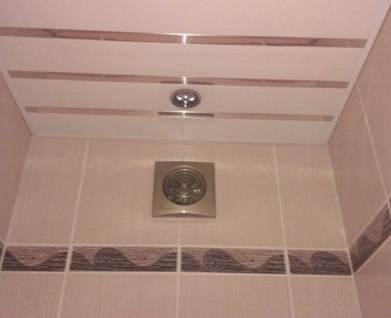 Ventilation in the bathroom