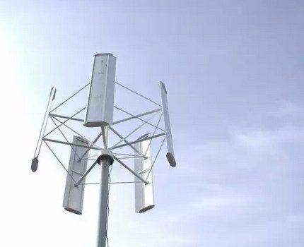 Wind generator with orthogonal rotor