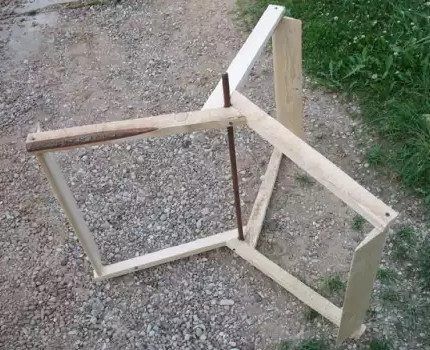 Homemade blades for a wind generator