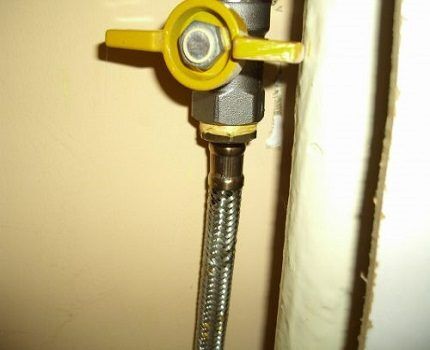 Replacing the gas tap