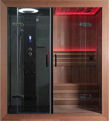 Cabin na may infrared sauna