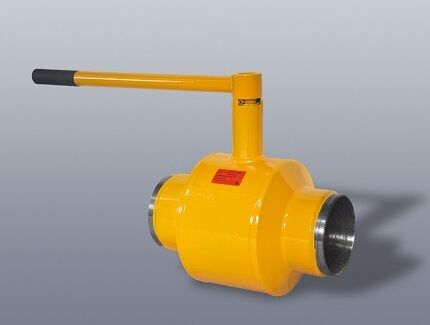 Welded ball type gas valve