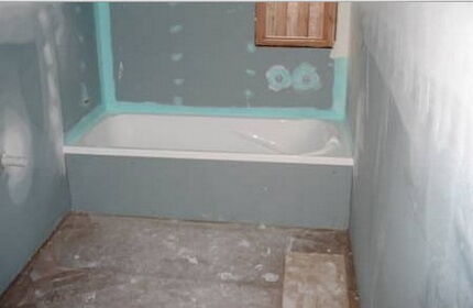 Waterproofing for bathroom