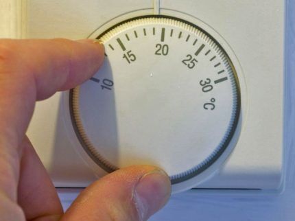 Thermostat para sa pampainit