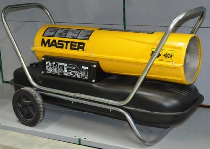Master diesel heat gun
