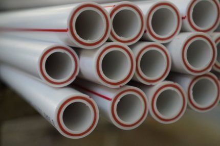 Reinforced pipes of different types