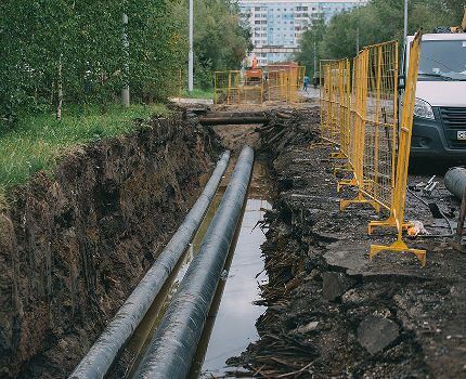 Remplacement des canalisations du réseau de gaz