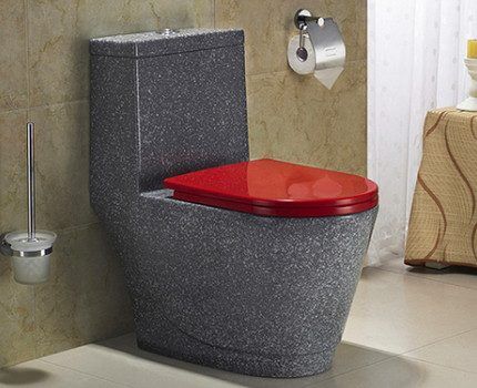 Colored toilet with bidet function
