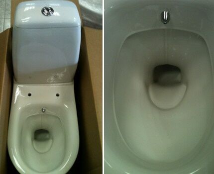 Crand toilet with bidet option