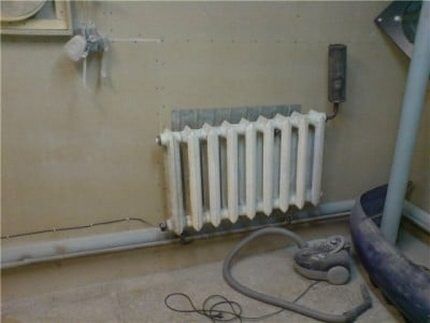 Heating element for radiator
