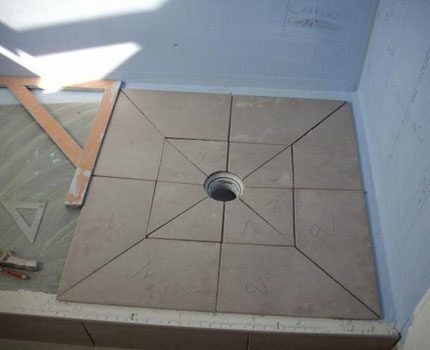 Laying tiles