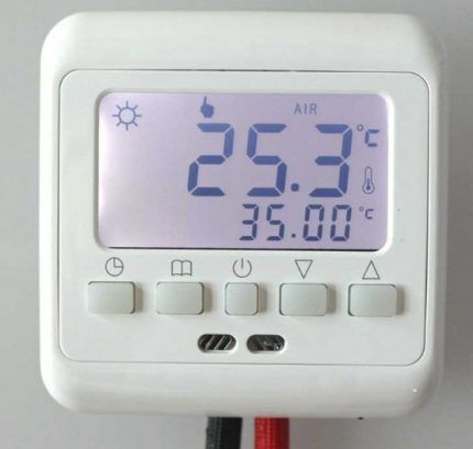 Thermal sensor display