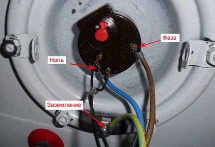 Raccordement électrique de la chaudière