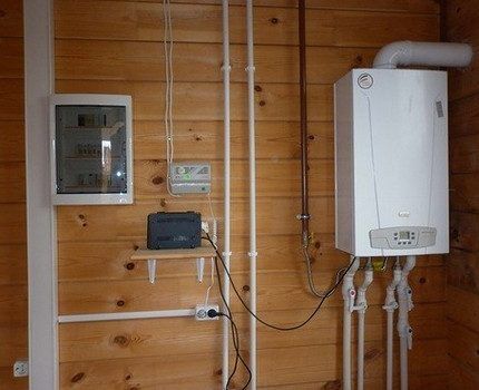 Nồi hơi gas kết nối với biến tần