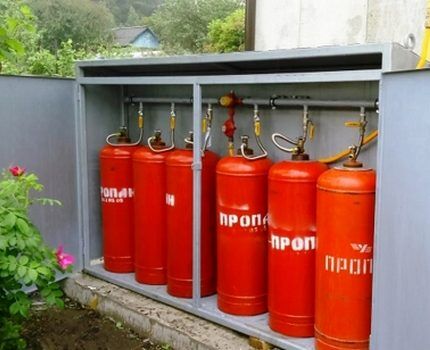 Bouteilles de propane pour le chauffage