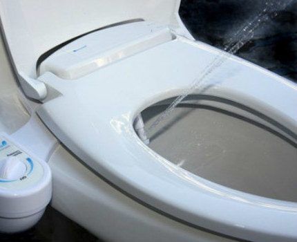 Toilet lid with bidet