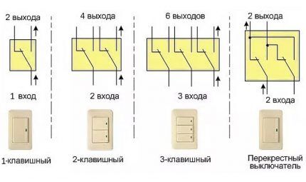 Types of switches 