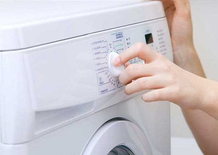 Checking the functionality of the washing machine