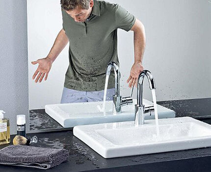 Choosing a faucet for a bathroom sink
