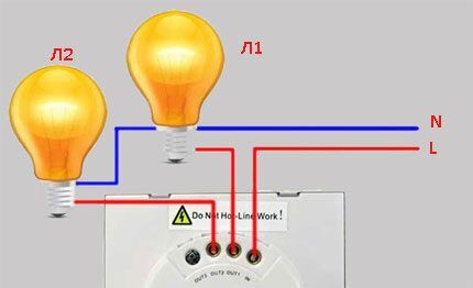 Connection diagram for touch communicators