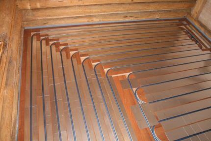 Modular floor heating system