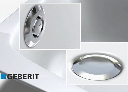 Geberit waste and overflow
