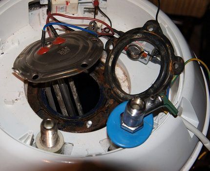 Disassembling a boiler at home