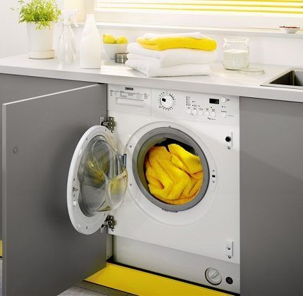 Dimensions of washing machines