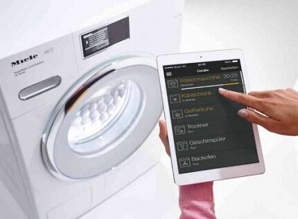 Models of washing machines controlled via Wi-Fi