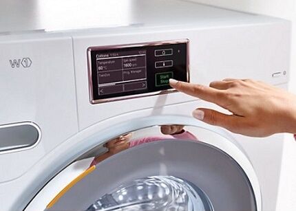 Washing machines from Miele are easy to use