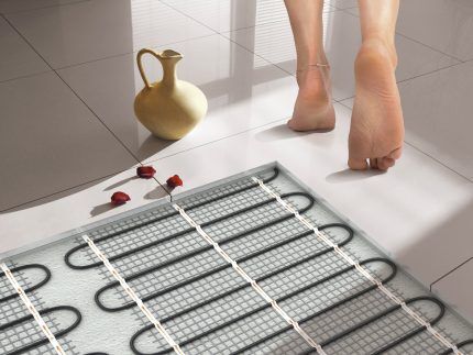 Ease of use of heated floors