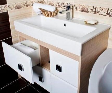 Cabinet with sink