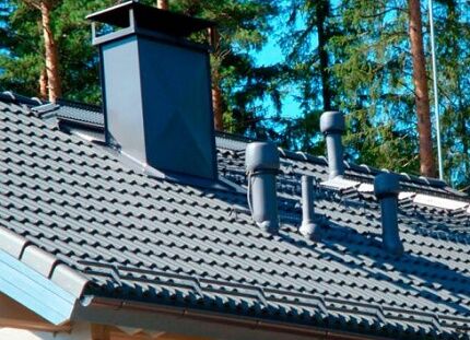 Ventilation pipe installation height 