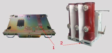 Equipment Cart and Breaker Grounding Contactors