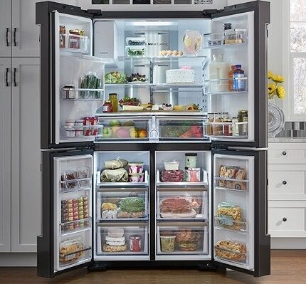 Zoning a large refrigerator