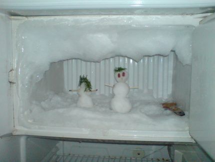 Defrosting the freezer