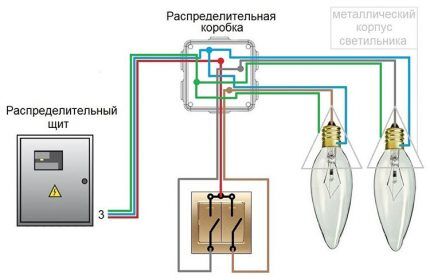 Grounded circuit