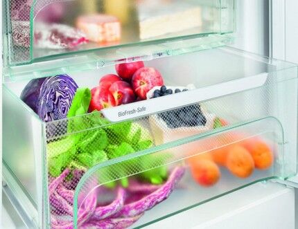 Freshness zone in a Liebherr refrigerator 