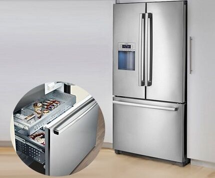 Bosch three-door refrigerator