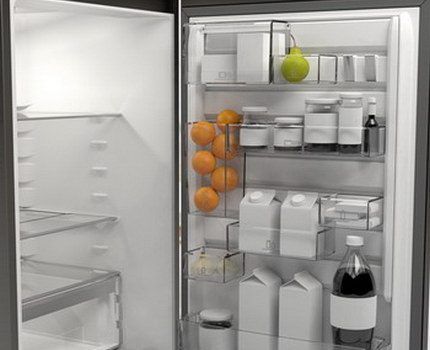 Refrigerator interior 