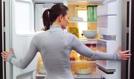 Refrigerator after defrosting