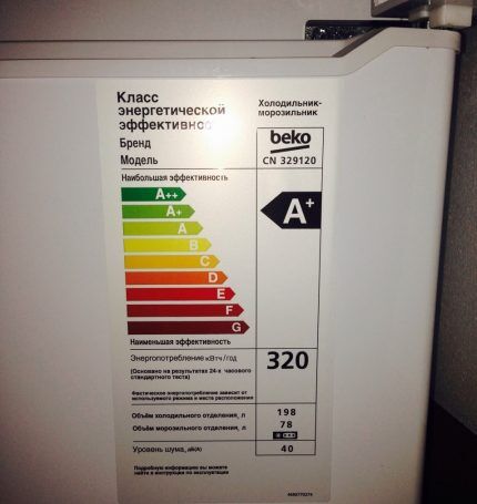 Refrigerator Cool Label