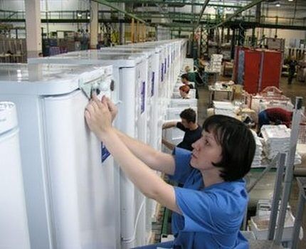 Refrigerator assembly workshop in Lipetsk
