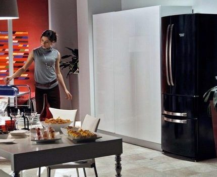 내부의 Hotpoint-Ariston