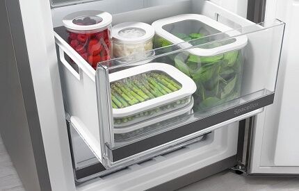 Fresh zone in the refrigerator compartment