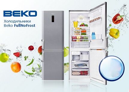 Types of Beko brand refrigeration equipment