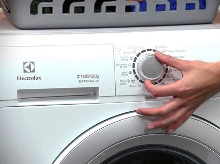 Electrolux washing machine command device 