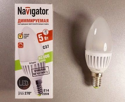 Dimmable lamp marking