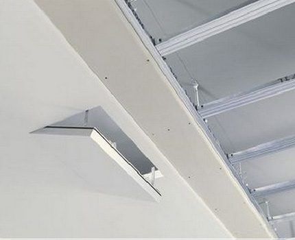 Placement of branch boxes behind a suspended ceiling